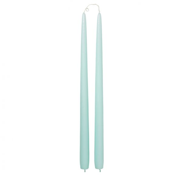 Broste Copenhagen Candle Smooth Taper Mint S/2 | Allium Interiors