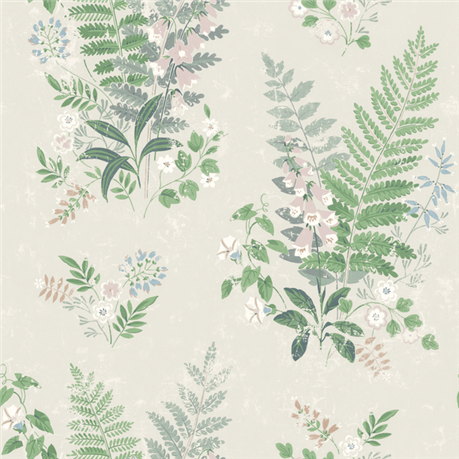 Borastapeter Wallpaper Foxglove Beige | Allium Interiors