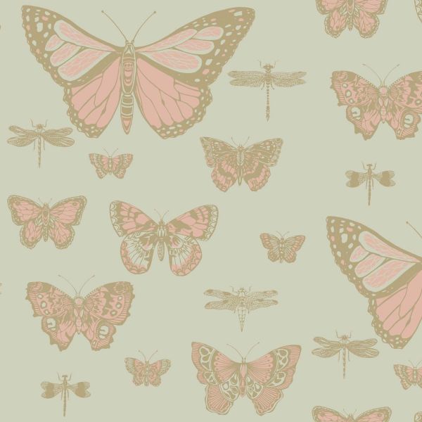 Cole And Son Wallpaper Butterflies & Dragonflies 103/15063 | Allium Interiors