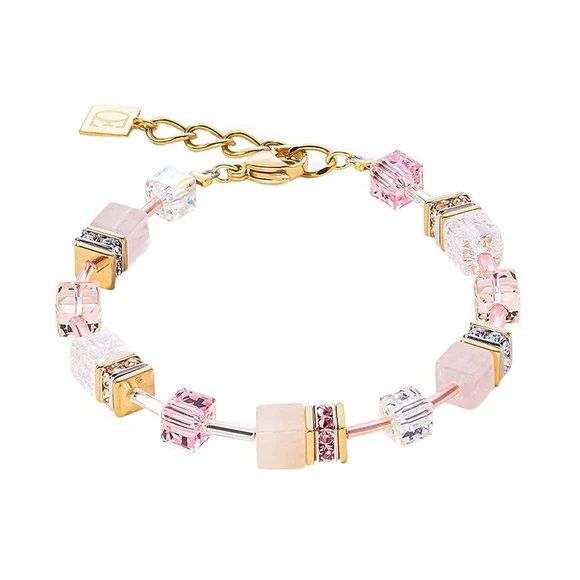 COEUR de LION Bracelet Geocube Iconic Precious Light Rose | Allium Interiors