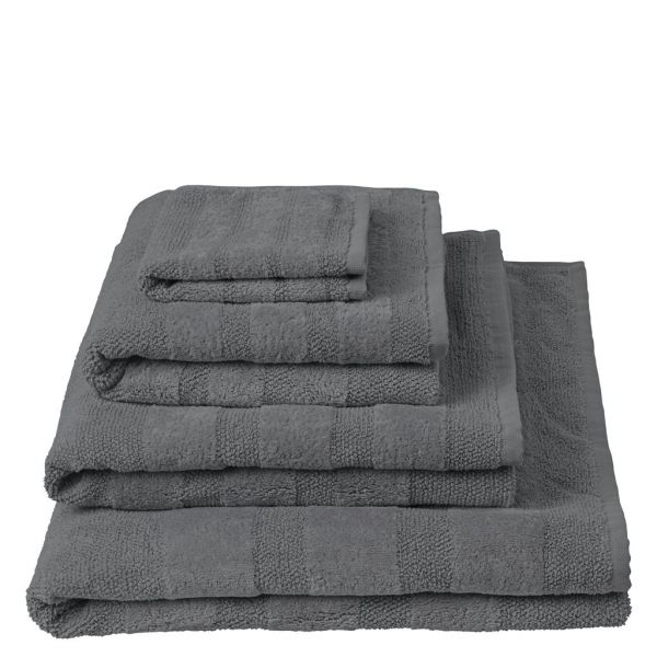 Designers Guild Towels Coniston Charcoal | Allium Interiors