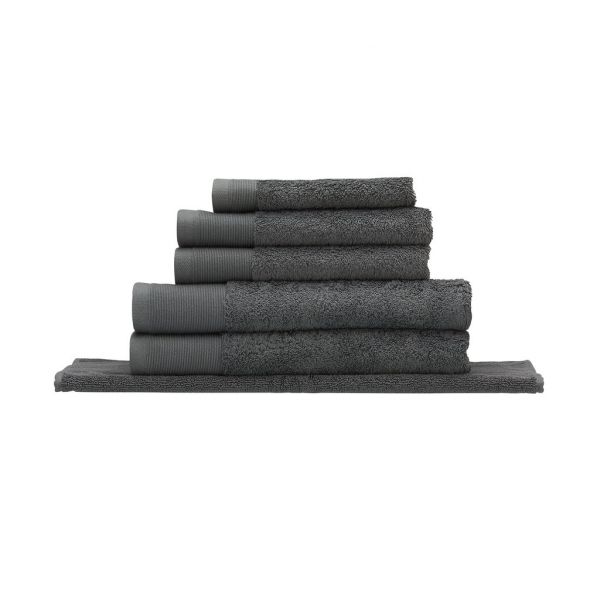 Vida Organic Towel Charcoal | Allium Interiors