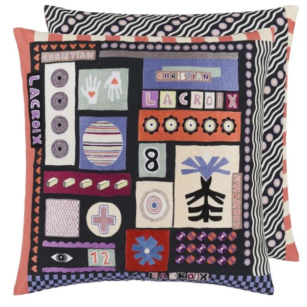 Christian Lacroix Cushion Bloc Note Mosaique | Allium Interiors