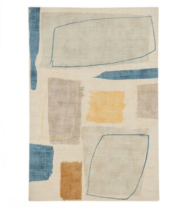 Scion Rug Composition Papaya | Allium Interiors