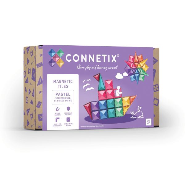 CONNETIX Pastel Starter Pack 64 pc | Allium Interiors