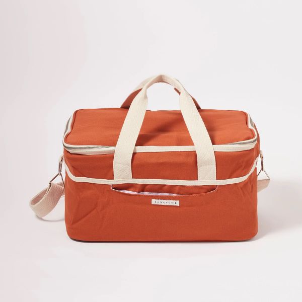 Sunnylife Canvas Cooler Bag Terracotta | Allium Interiors