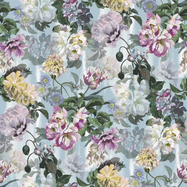 Designers Guild Wallpaper Delft Flower Grande Sky | Allium Interiors