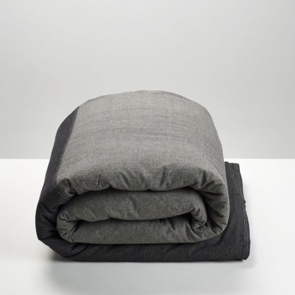 Thread Design Black Denim Duvet | Allium Interiors