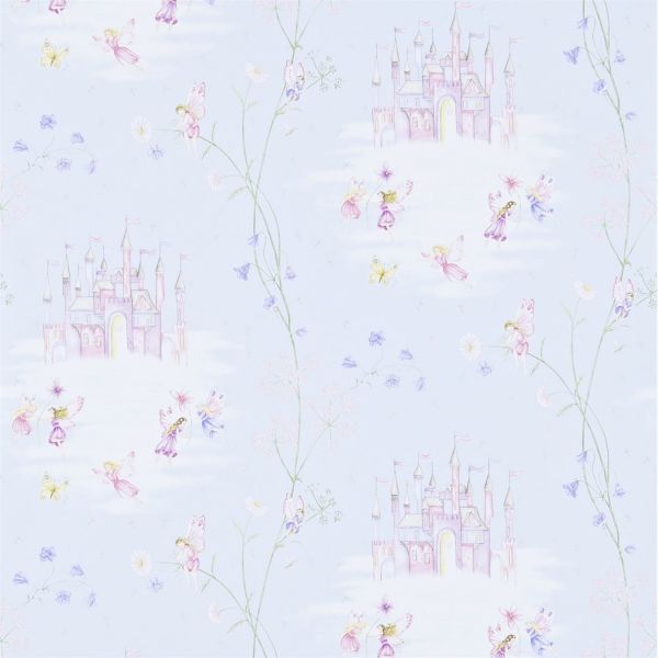 Sanderson Wallpaper Fairy Castle Blue | Allium Interiors