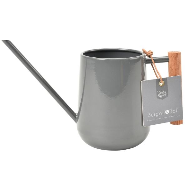 Burgon & Ball Indoor Watering Can Small Charcoal | Allium Interiors