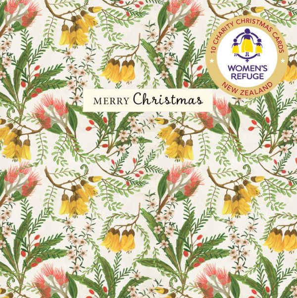 Hello Sunday Christmas Card Wallet Floral Native | Allium Interiors