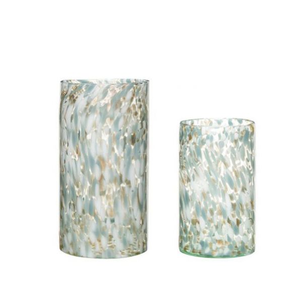 Hübsch Vase Libra Blue/Green | Allium Interiors