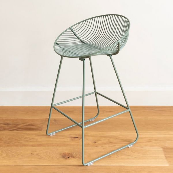 Ico Traders Stool Rangitoto Sage | Allium Interiors