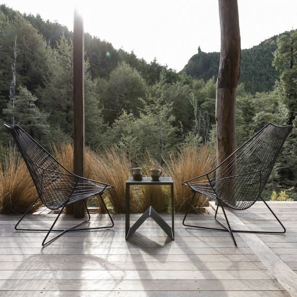 Ico Traders Piha Lounger Black | Allium Interiors