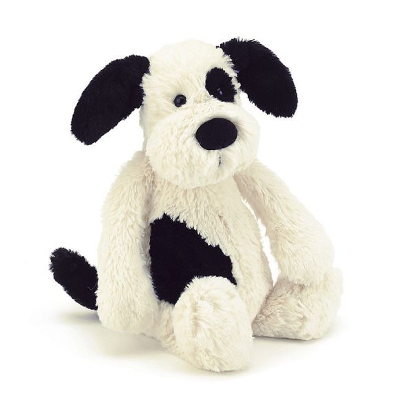 Jellycat Bashful Black & Cream Puppy | Allium Interiors