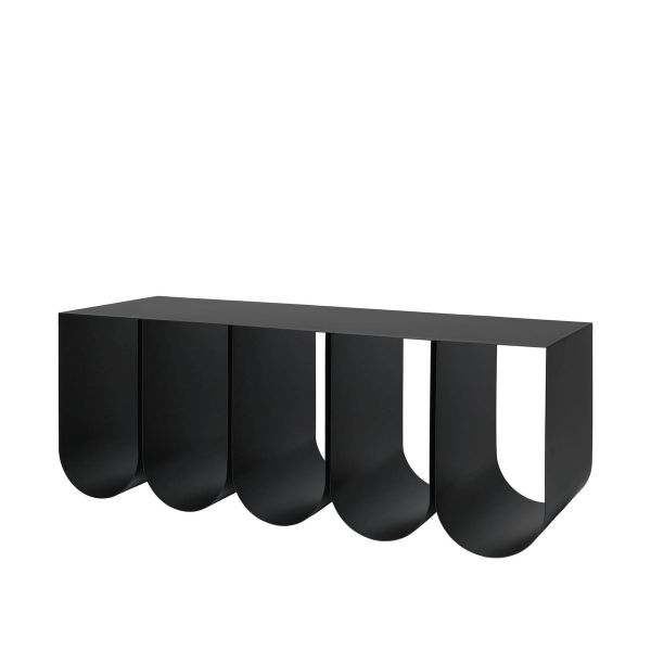 Kristina Dam Studio Curved Bench Black | Allium Interiors