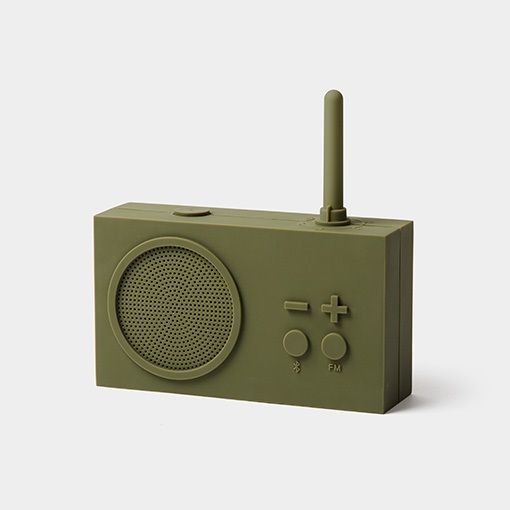 Lexon Tykho 3 Radio Khaki | Allium Interiors