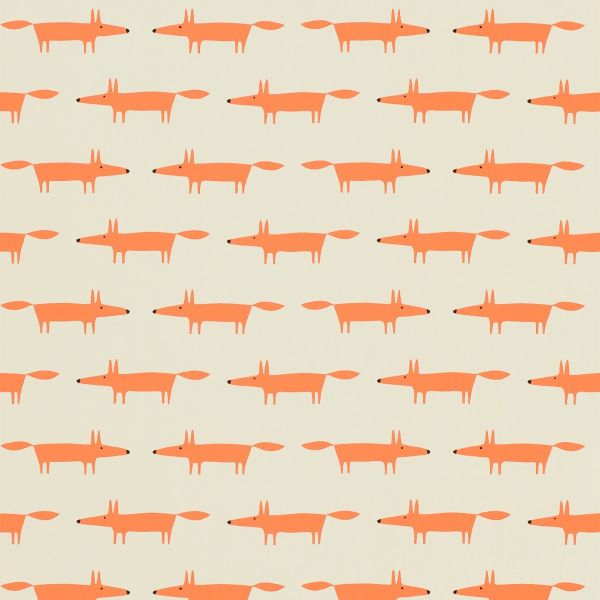 Scion Wallpaper Little Fox Ginger | Allium Interiors