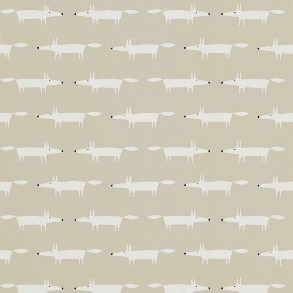 Scion Wallpaper Little Fox Snow | Allium Interiors