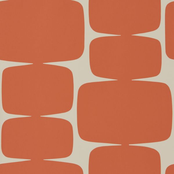 Scion Wallpaper Lohko Paprika | Allium Interiors