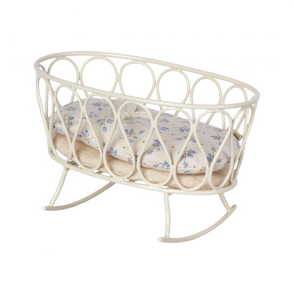 Maileg Cradle With Sleeping Bag Blue | Allium Interiors