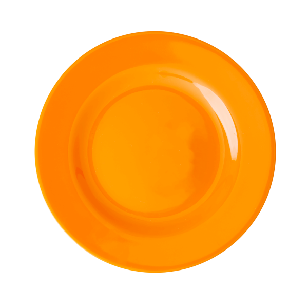 Rice Melamine Side Plate Tangerine | Allium Interiors