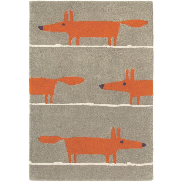 Scion Rug Mr Fox Cinnamon | Allium Interiors