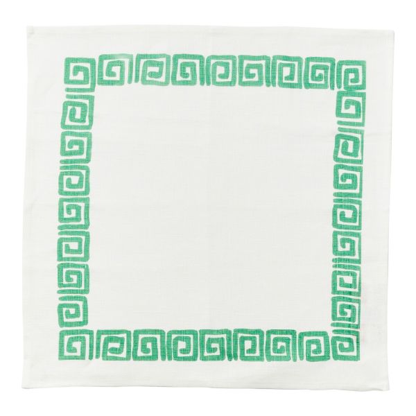 Bonnie And Neil Napkin Grecian Green | Allium Interiors