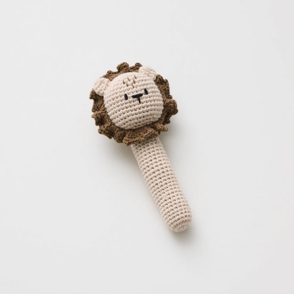 Over The Dandelions Rattle Crochet Lion | Allium Interiors