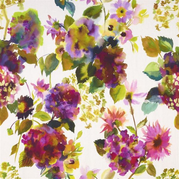 Designers Guild Fabric Palace Flower Grande Saffron | Allium Interiors