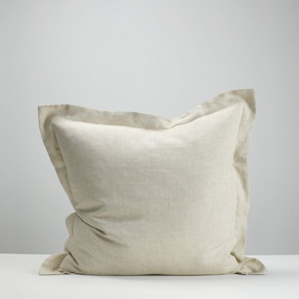 Thread Design Natural Linen Euro Pillowcase | Allium Interiors