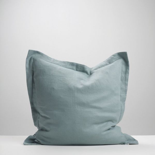 Thread Design Ocean Linen Euro Pillowcase | Allium Interiors