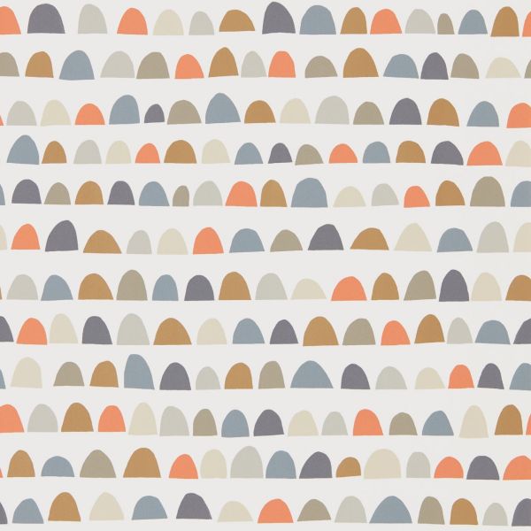 Scion Wallpaper Priya Nutmeg/Paprika/Jet | Allium Interiors