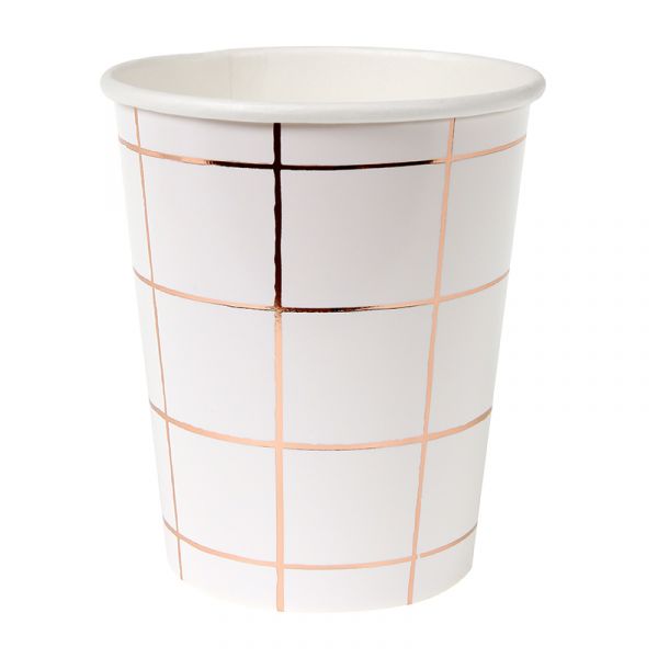 Meri Meri Rose Gold Grid Cup | Allium Interiors