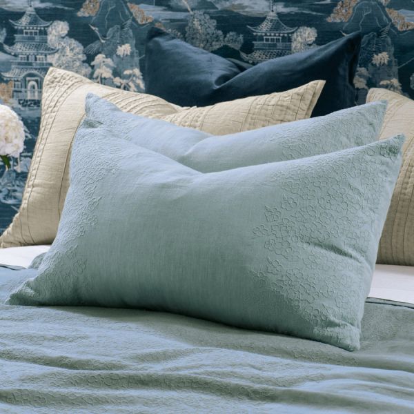 Bianca Lorenne Sakura Pillowcase Pair | Allium Interiors