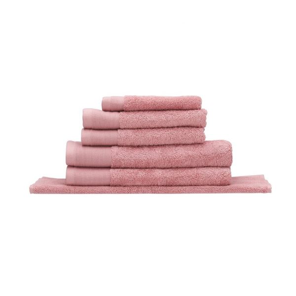 Vida Organic Towel Pink | Allium Interiors