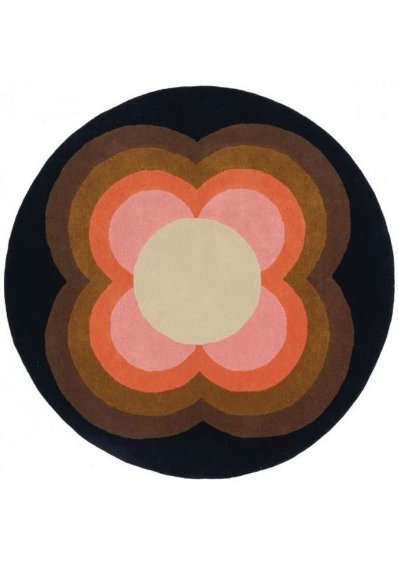 Orla Kiely Rug Sunflower Pink | Allium Interiors