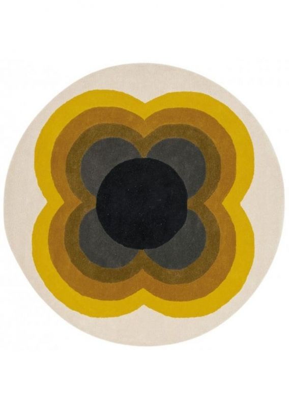 Orla Kiely Rug Sunflower Yellow | Allium Interiors