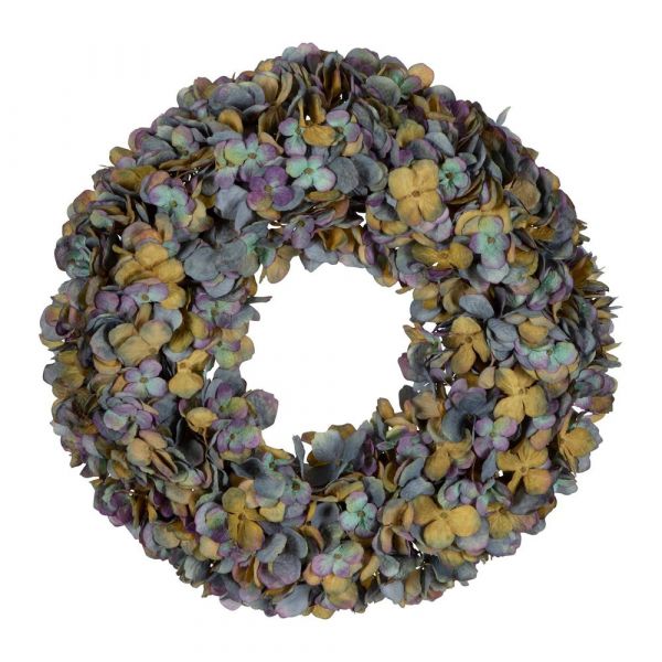 Vixen & Velvet Christmas Wreath Hydrangea Blue | Allium Interiors