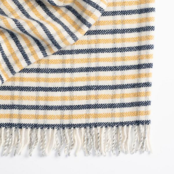 Weave Throw Westerwick Navy | Allium Interiors