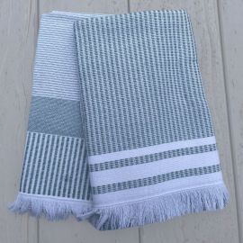 Baksana Tea Towel Chefs Choice Seafoam