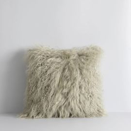 Baya Cushion Meru Tibetan Lamb Oatmeal