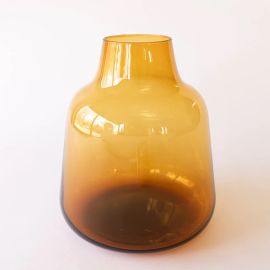 Bison Glass Vase Claude Honey