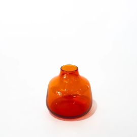 Bison Glass Vase Helen Blood Orange
