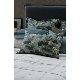 Bianca Lorenne Waterlily Ocean Standard Pillowcase Pair