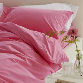 Designers Guild Loweswater Organic Fuchsia Standard Pillowcase Pair