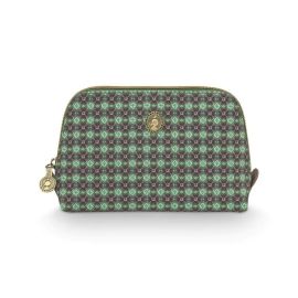 Pip Studio Cosmetic Bag Triangle Small Clover Green