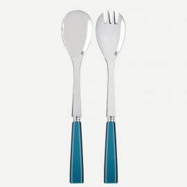 Sabre Icône Salad Server Set Turquoise