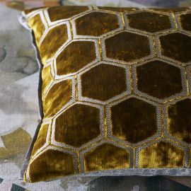 Designers Guild Cushion Manipur Ochre