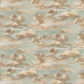 John Derian Fabric Clouds Sky Blue